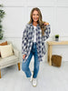 Chilled Out Plaid Top in Navy