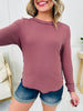 MOCO Exclusive Everyday Essential Long Sleeve Top In Mauve