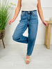 Judy Blue Fresh Curve Barrel Jeans