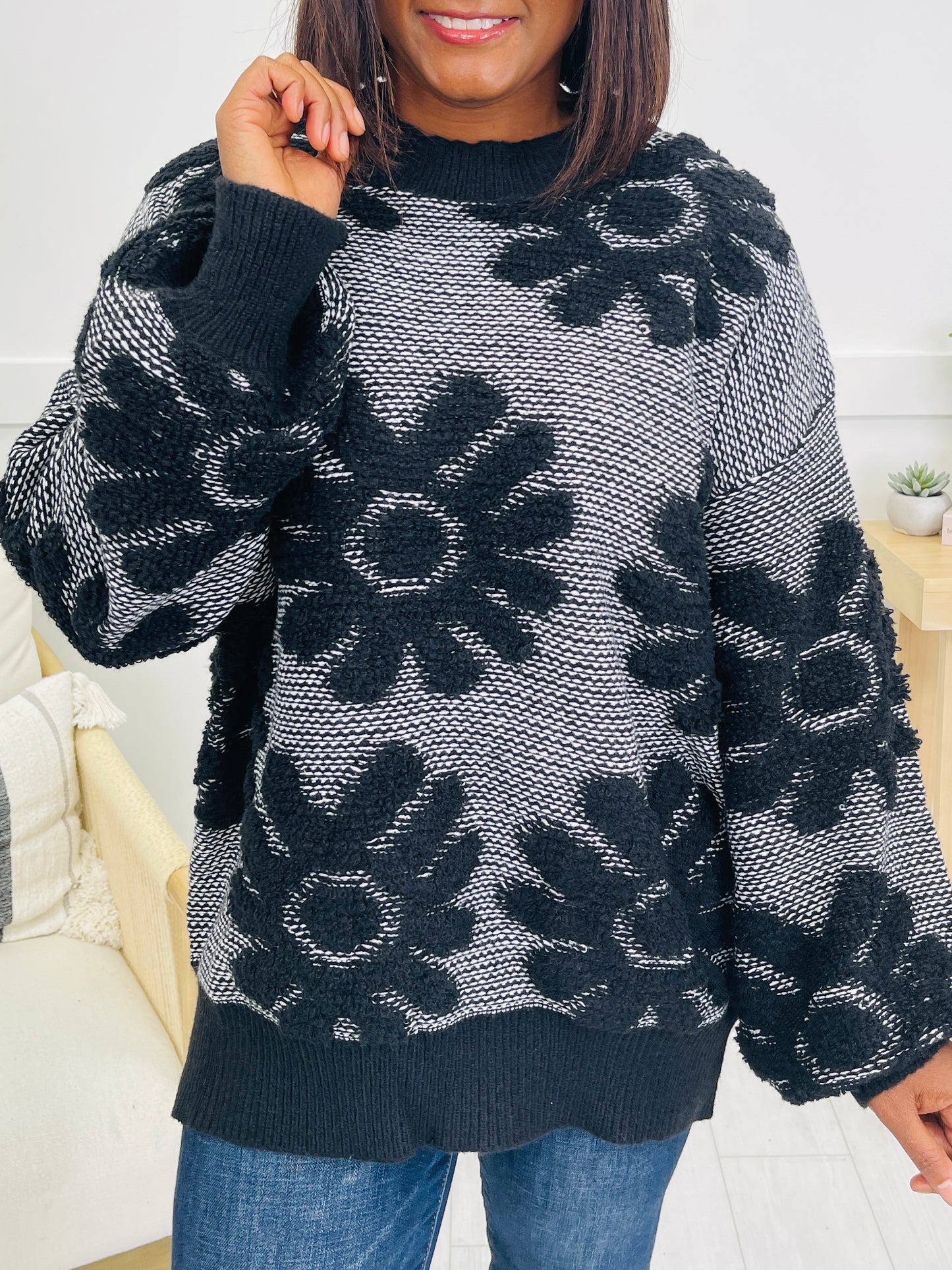 Petals In The Dark Sweater