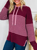 Worth The Stripe Top In Wine
