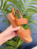 Step Right Up Sandals in Tan