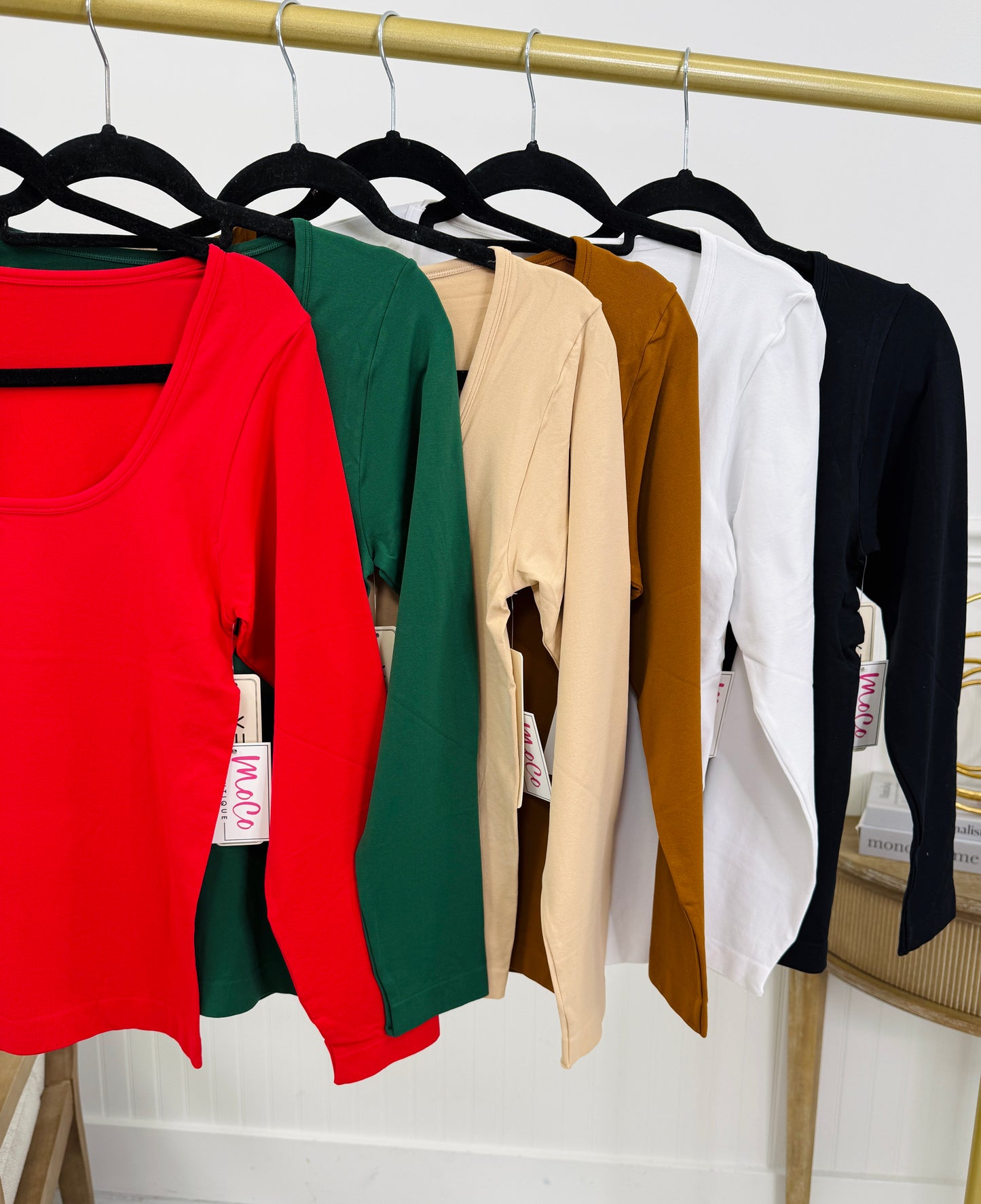 The Seamless Scoop Top In Multiple Colors