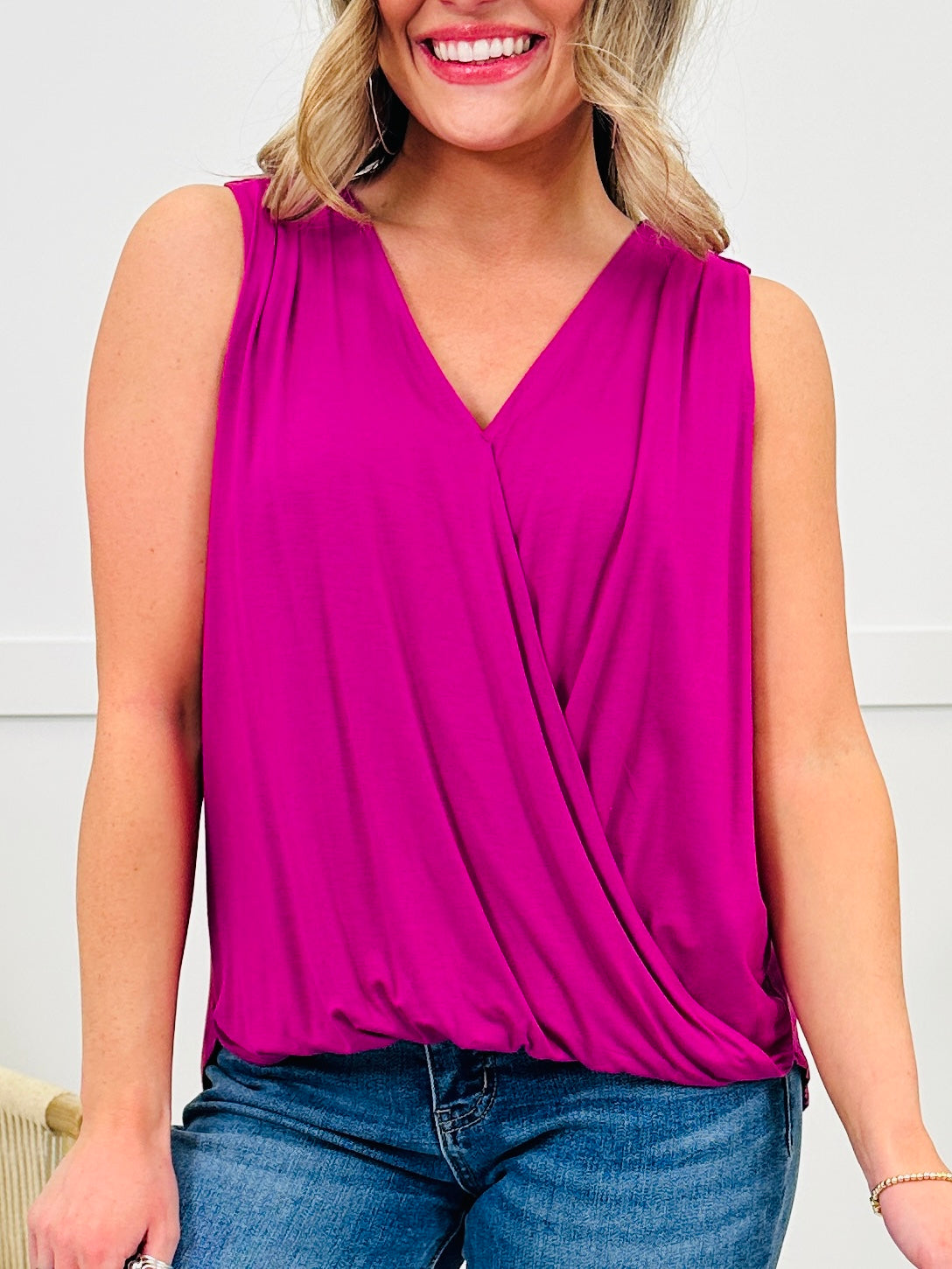 Wrapped in Style MOCO Exclusive Crossover Tank Top- Multiple Colors!