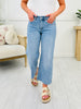 The Perfect Fit Cropped Tummy Control Wide Leg Jeans