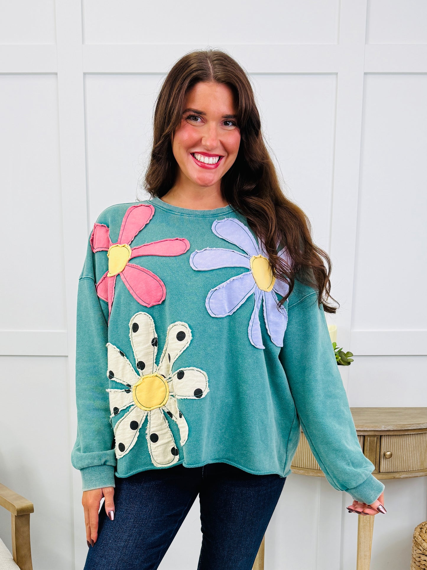 Retro Blooms Top