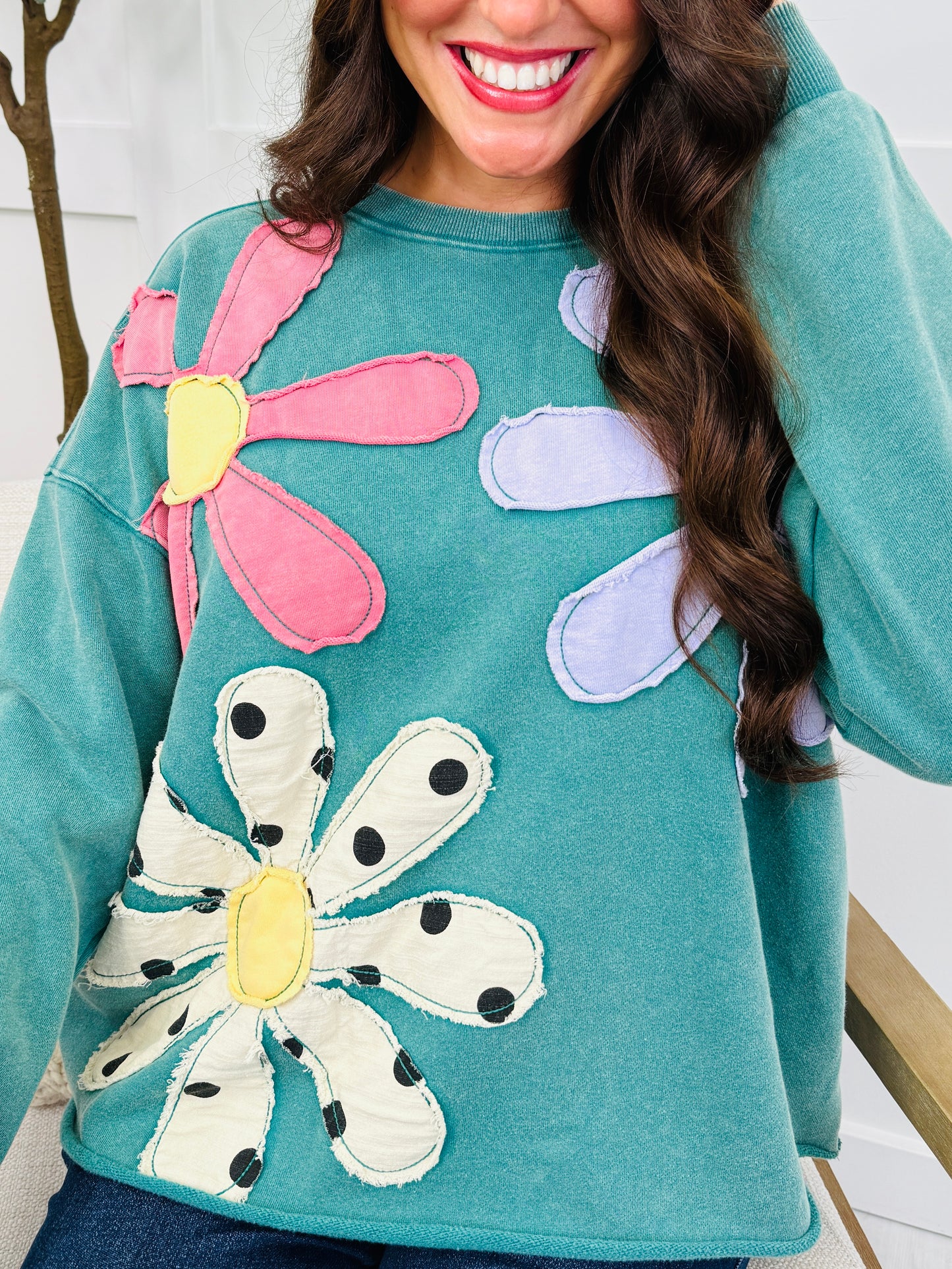 Retro Blooms Top