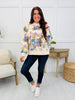 Sunday Blooms Top In Cream Mix