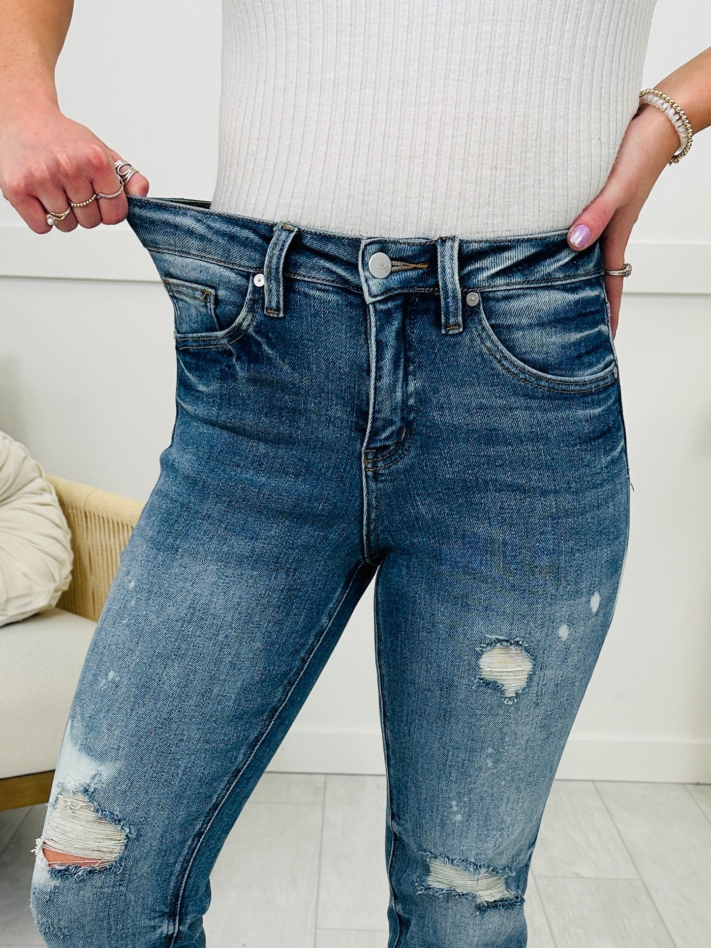 MOCO Exclusive Mama Knows Best Tummy Control Mom Jeans