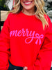 Merry Bow Graphic Crewneck Sweatshirt