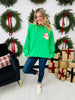 Vintage Merry Christmas Santa Graphic Crewneck