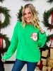 Vintage Merry Christmas Santa Graphic Crewneck