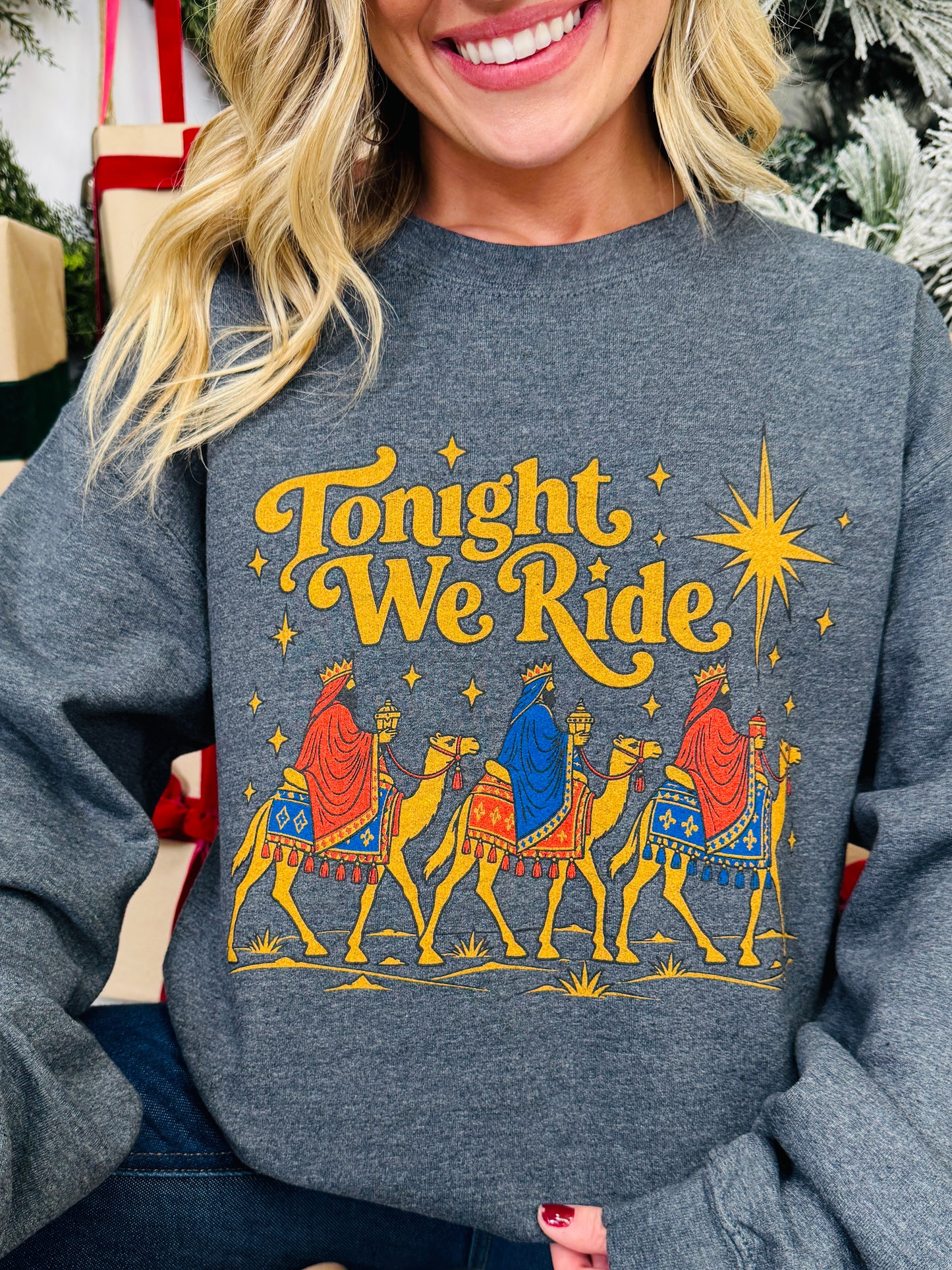 Tonight We Ride Graphic Crewneck Sweatshirt