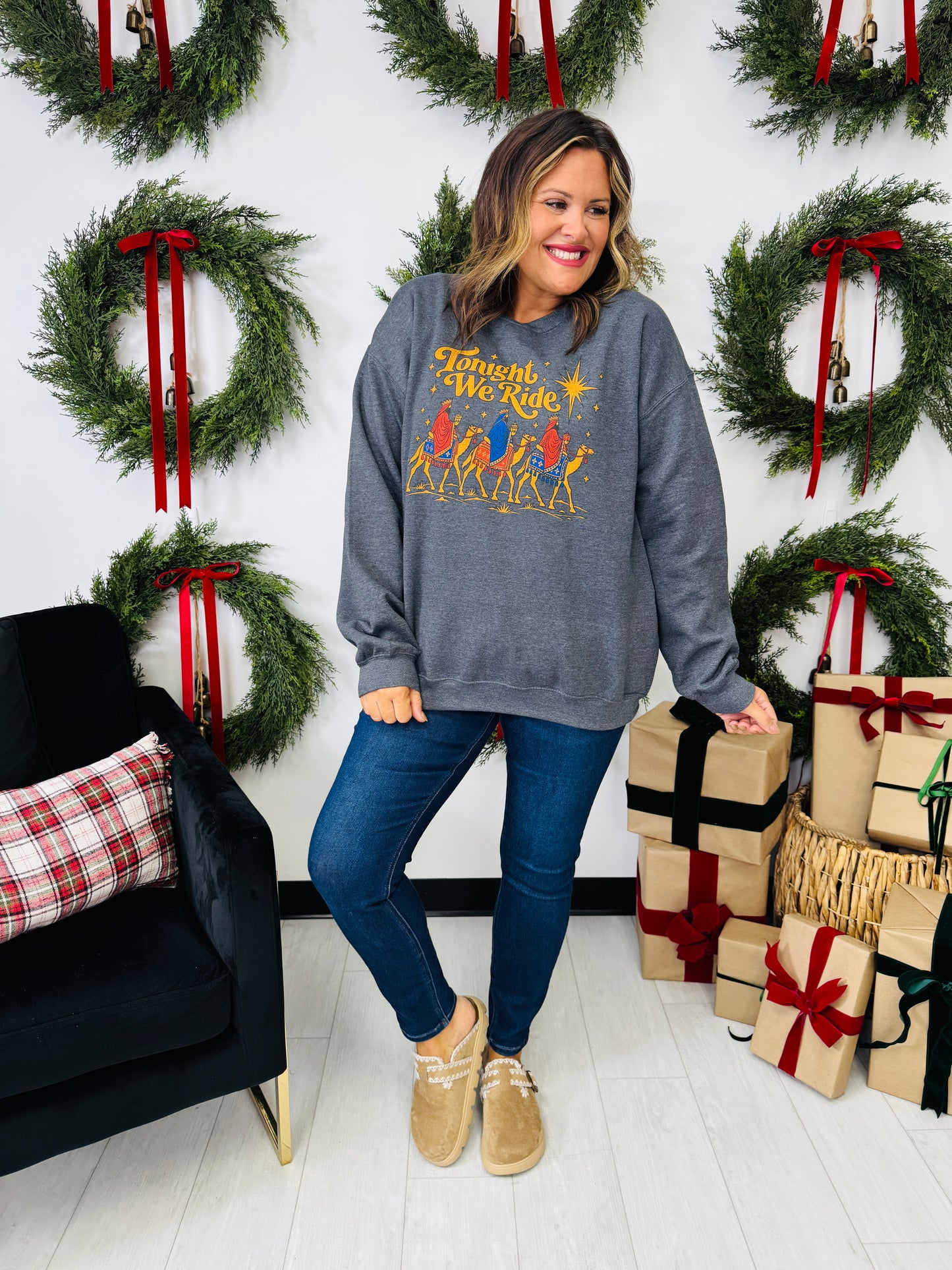 Tonight We Ride Graphic Crewneck Sweatshirt