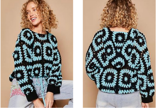 Retro Bloom Sweater