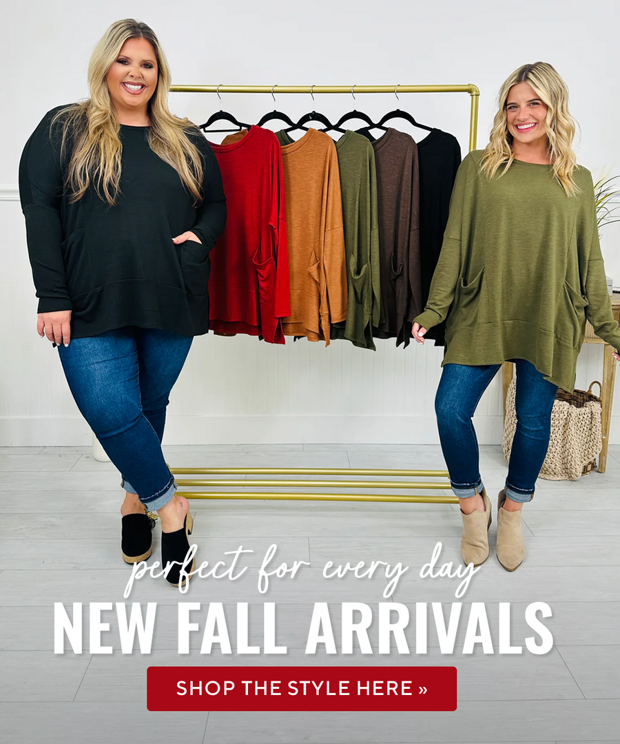 Shop our pre-fall collection with all our cutest fall styles!