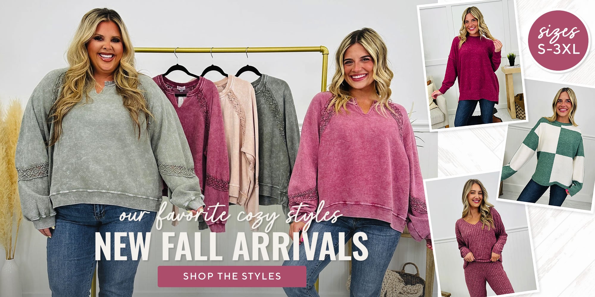 Shop our pre-fall collection with all our cutest fall styles!