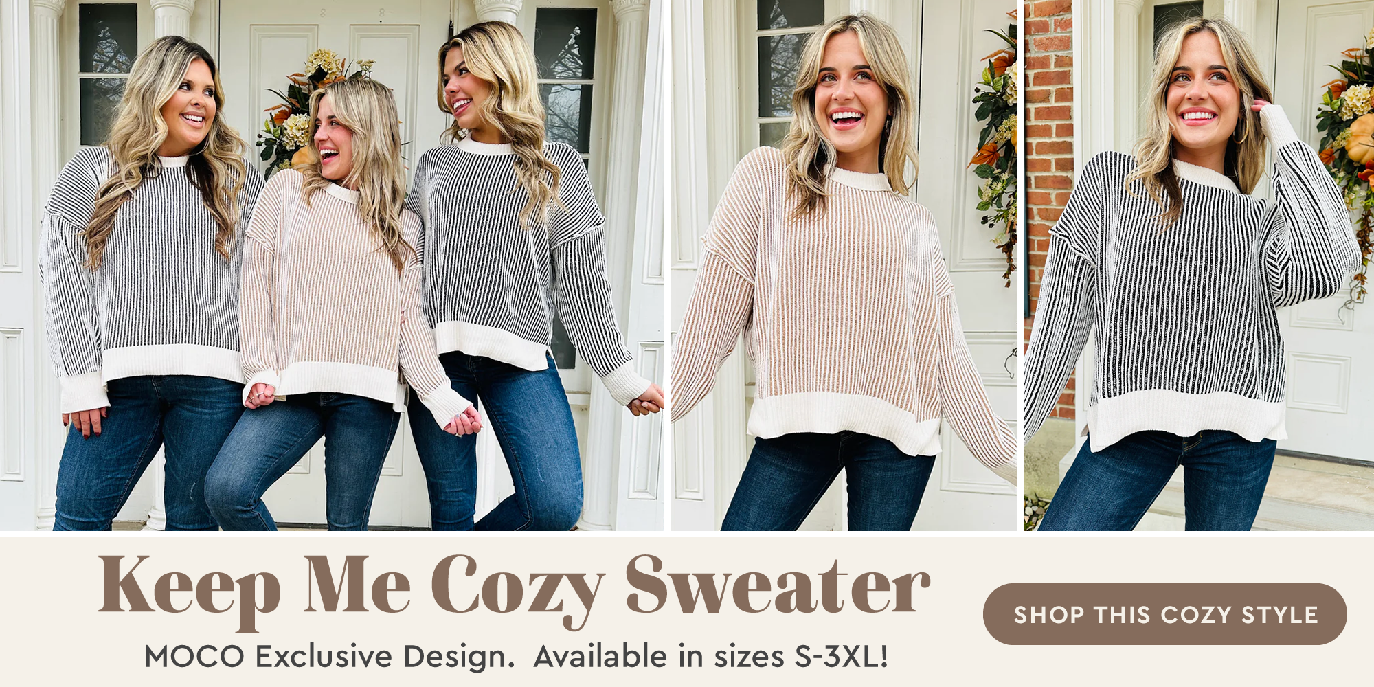 Keep me cozy sweater!