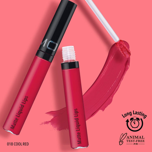 RESTOCK Matte Liquid Lips- COOL RED