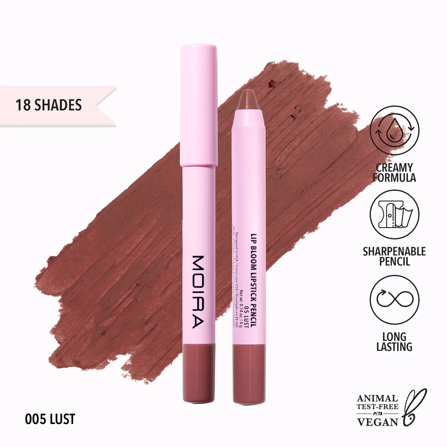 Restock! Lip Bloom Lipstick Pencil - Lust