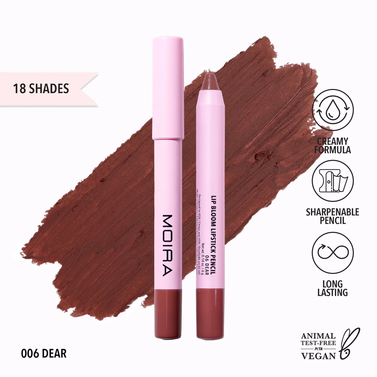 Restock! Lip Bloom Lipstick Pencil - Dear