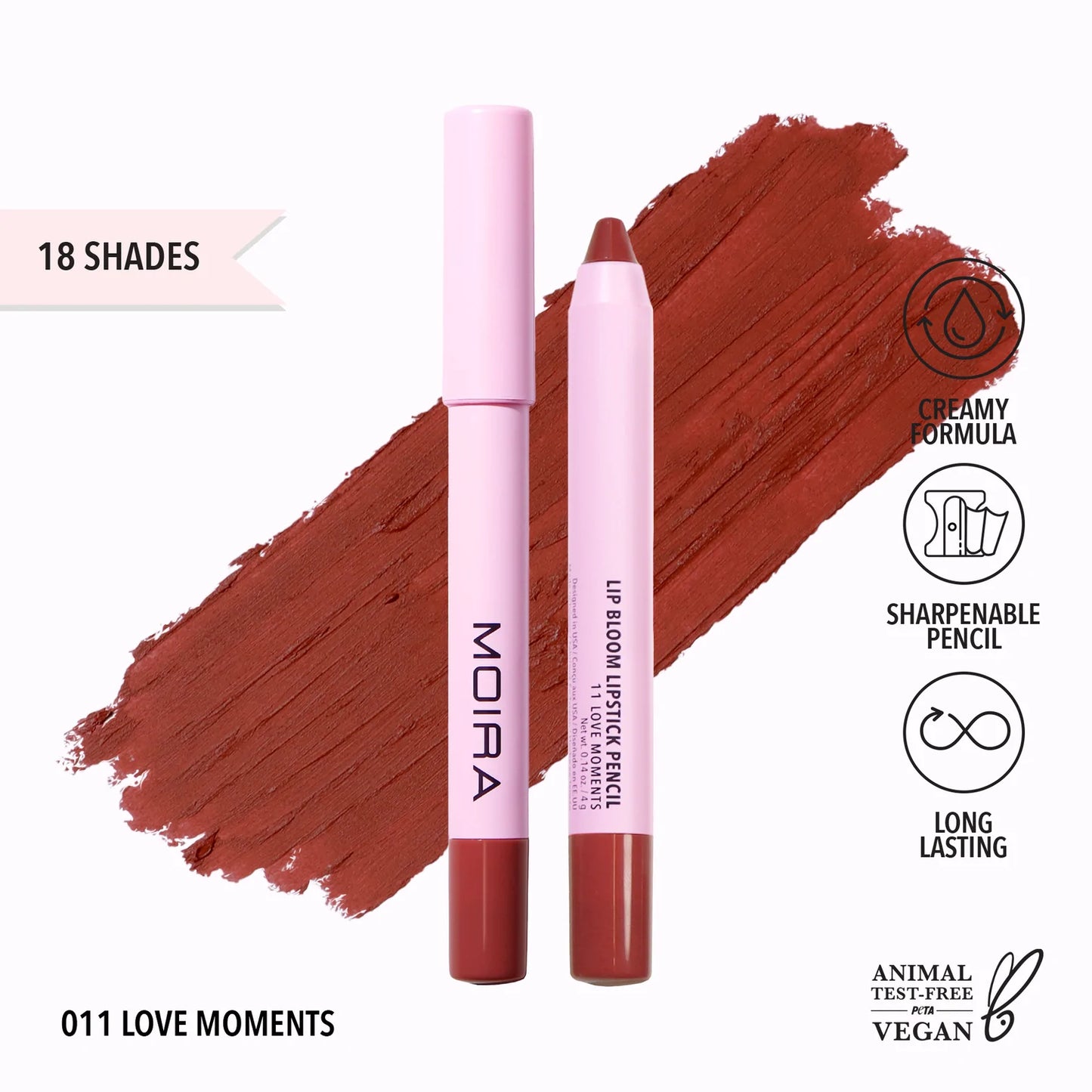 Restock! Lip Bloom Lipstick Pencil - Love Moments