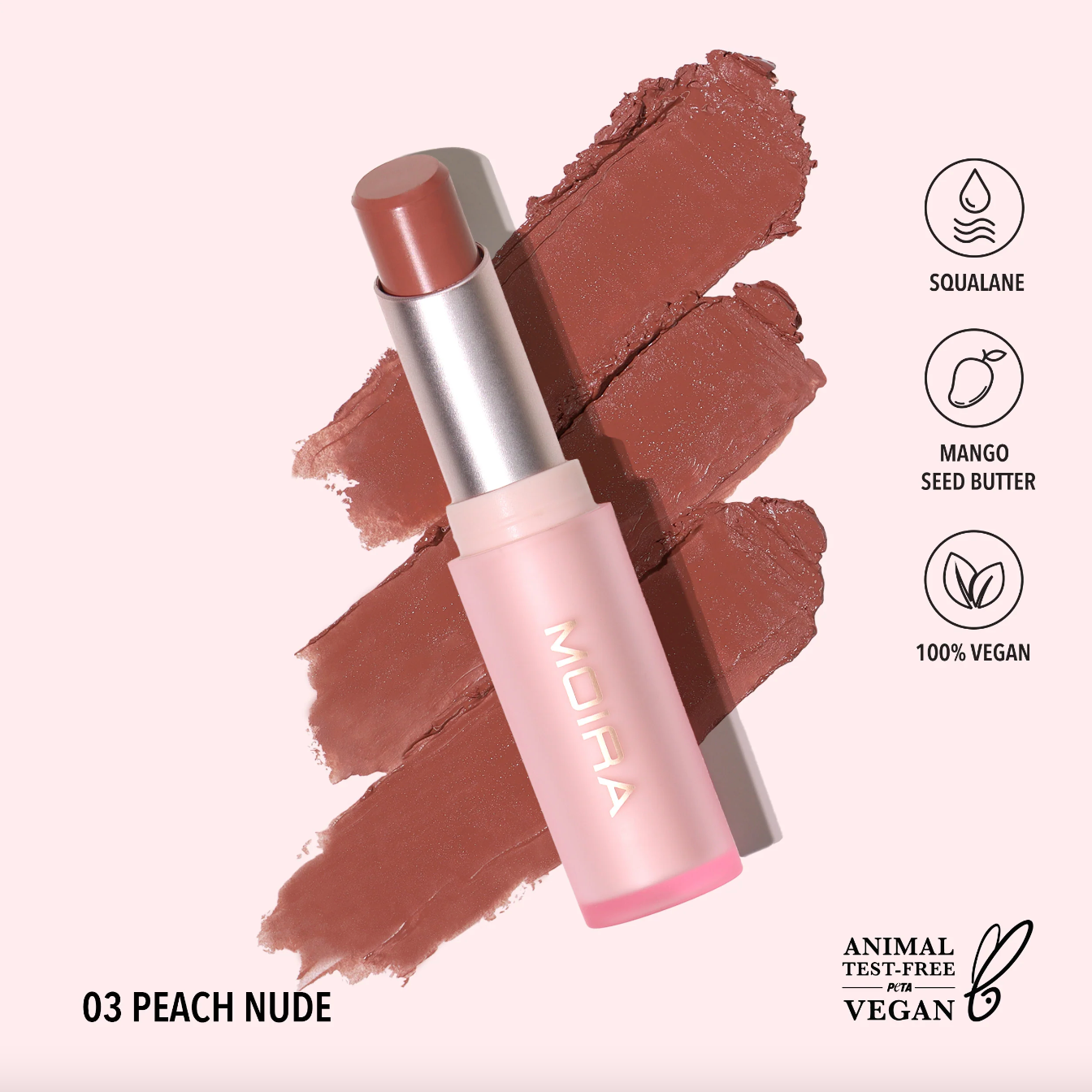 RESTOCK! Signature Lipstick In Peach Nude