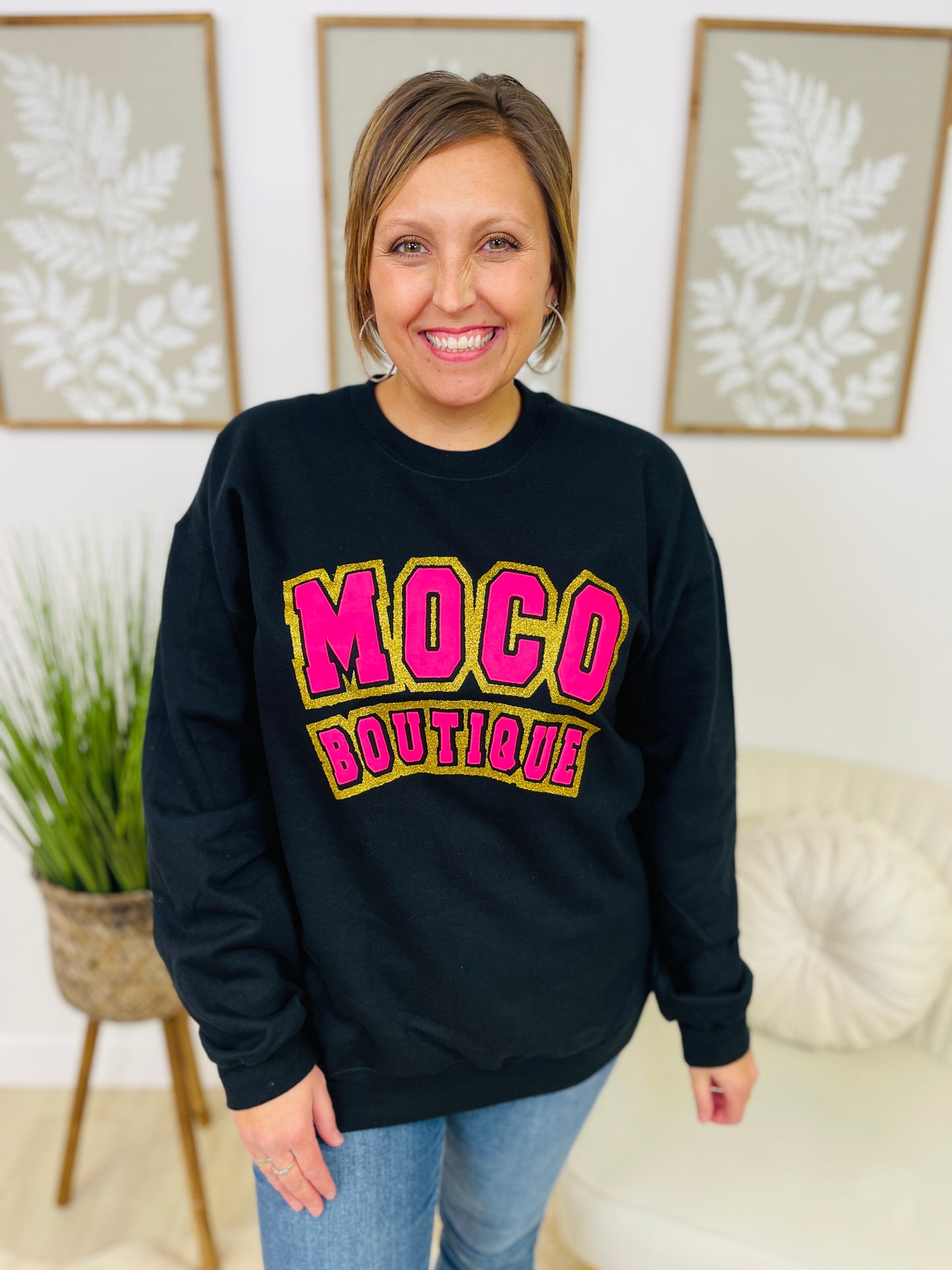 PLUS/REG MOCO Varsity Sweatshirt